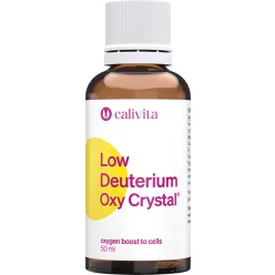 CaliVita Low Deuterium Oxy Crystal Alacsony deutériumtartalmú víz 50 ml - Bio és natúr étrendkiegészítők