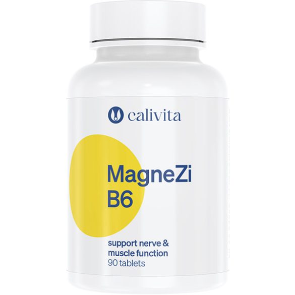 CaliVita MagneZi B6 tabletta Magnézium + B6-vitamin 90 db