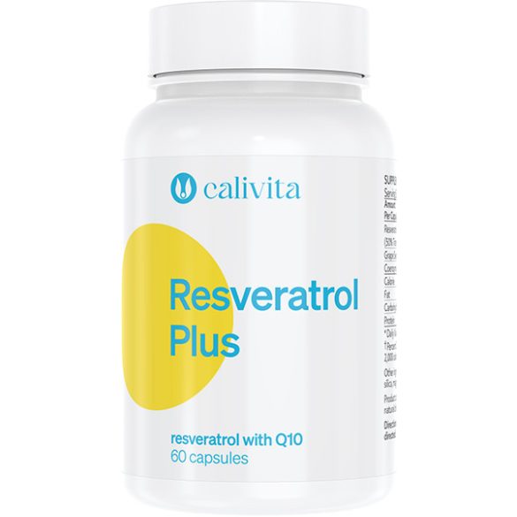 CaliVita Resveratrol PLUS kapszula Resveratrol koenzim-Q10-zel 60 db