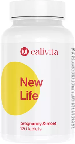 CaliVita New Life tabletta Multivitamin terhes és szoptató kismamáknak 120 db - Bio és natúr étrendkiegészítők