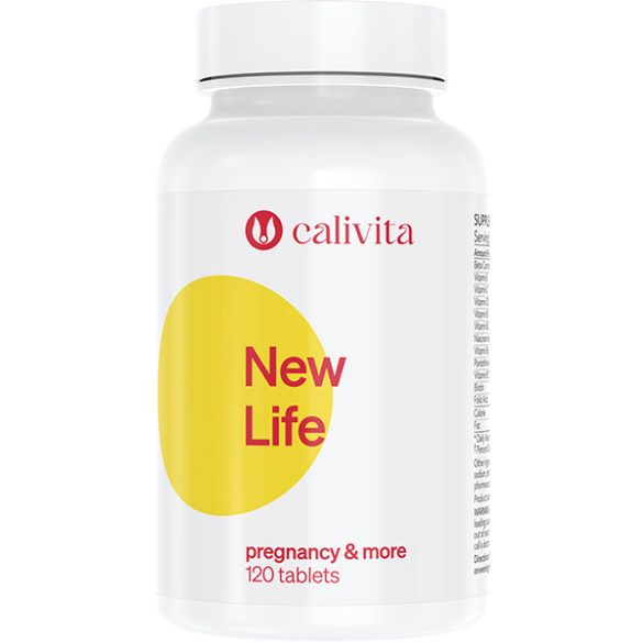 CaliVita New Life tabletta Multivitamin terhes és szoptató kismamáknak 120 db