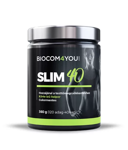 Biocom Slim 40 Körte ízű italpor - Bio és natúr étrendkiegészítők