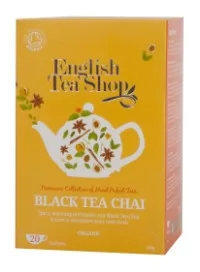 Ets bio fekete tea chai 20x2 g 40 g - Bio és natúr élelmiszerek