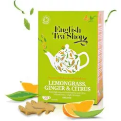 Ets bio citromfű tea gyömbér&citrus 20x1,5g 30 g - Bio és natúr élelmiszerek