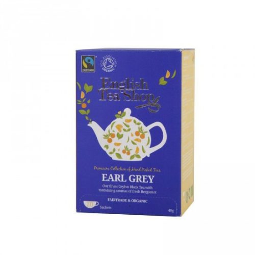 Ets bio earl grey tea 20x2 g 40 g - Bio és natúr élelmiszerek