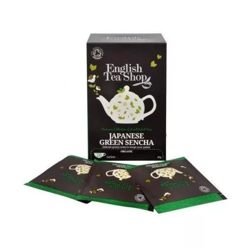 Ets bio japán zöld tea sencha 20x1,5g 30 g - Bio és natúr élelmiszerek