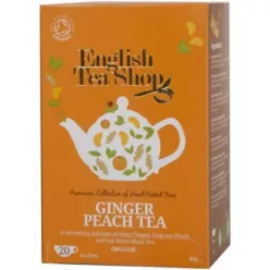 Ets bio gyömbéres barack tea 20x2 g 40 g - Bio és natúr élelmiszerek