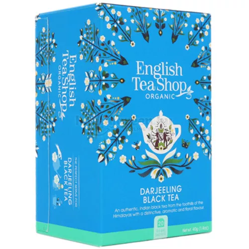 Ets 20 bio darjeeling fekete tea 40 g - Bio és natúr élelmiszerek