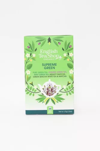 Ets 20 bio supreme zöld tea 37 g - Bio és natúr élelmiszerek