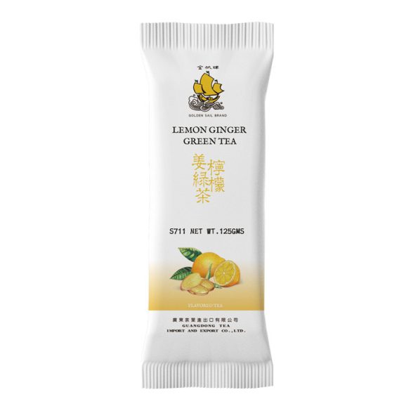GOLDEN SAIL ZÖLD TEA CITROM SZÁLAS 100G