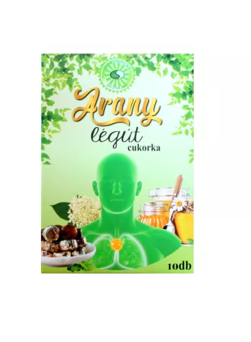 Sun Moon arany légút torokcukorka 10 db - 