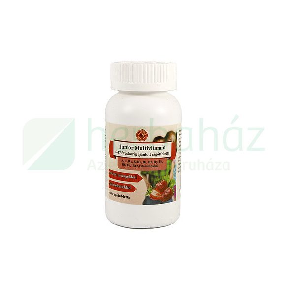 JUNIOR MULTIVITAMIN RÁGÓTABLETTA 60DB	