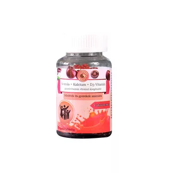Sun Moon acerola+kalcium+d3-vitamin étrend-kiegészítő gumivitamin 30 db - 