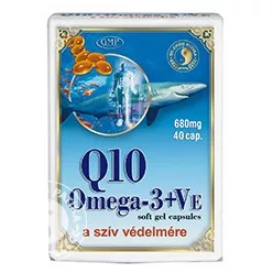 Dr.chen q10+omega-3+e-vitamin kapszula 40 db - Bio és natúr étrendkiegészítők
