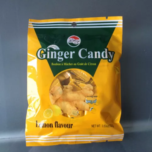 Big Star gyömbér csemege lemon 100 g - Bio és natúr élelmiszerek