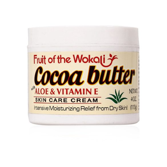 Wokali kakaóvaj, aloe vera és e-vitamin kivonatos tápláló arckrém száraz bőrre 115 g