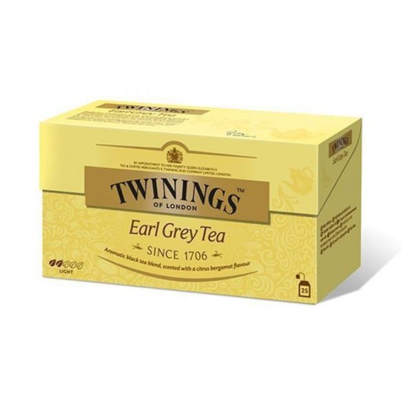 Twinings earl grey fekete tea 25x2 g 50 g