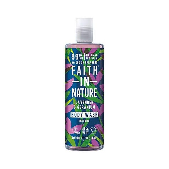 FAITH IN NATURE TUSFÜRDŐ LEVENDULA 400ML