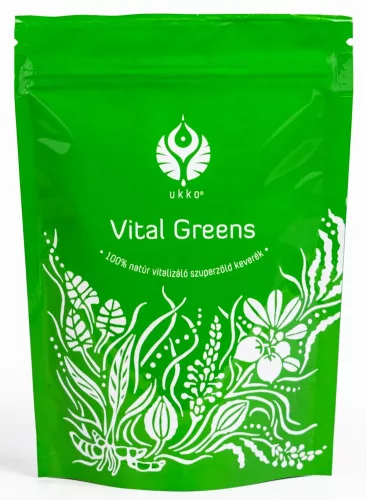 Ukko vital greens 100% natúr vitalizáló szuperzöld teakeverék 120 g - Bio és natúr élelmiszerek
