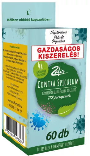 ZAFÍR CONTRA SPICULUM DR PORKAPSZULA 60 - Bio és natúr étrendkiegészítők