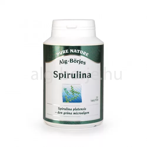 Alg-Börje spirulina 250 db - Bio és natúr étrendkiegészítők