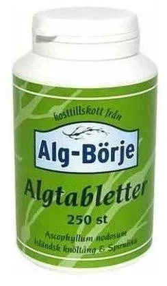 Alg-Börje alga tabletta 250 db - Bio és natúr étrendkiegészítők