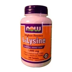 Now l-lysine tabletta 1000mg 100 db - Bio és natúr étrendkiegészítők