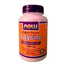 Now l-lysine tabletta 1000mg 100 db