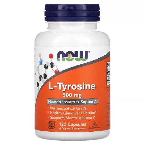 Now L-Tyrosine 500 mg kapszula 120db - 