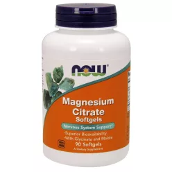 Now magnesium citrate 134mg lágykapszula 90 db