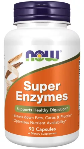 Now Super Enzymes Tabletta 90db - 