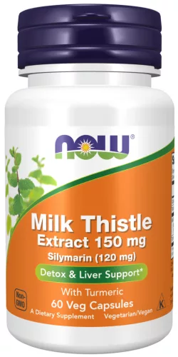 Now silymarin milk thistle 150mg kapszula 60 db – Gyomor, emésztés