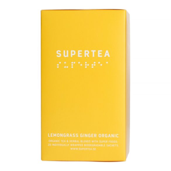 Bio Supertea Citrus Tea Citromfű Gyömbér Ízben Filteres 20Db