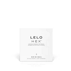 LELO Hex Original - luxus óvszer (3db) - Bio és natúr intim termékek