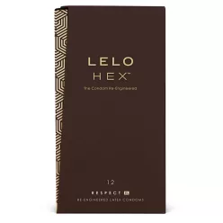 LELO Hex Respect XL - luxus óvszer (12 db) - Bio és natúr intim termékek