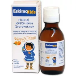 Eskimo kids halolaj narancs 105 ml - Bio és natúr étrendkiegészítők