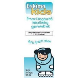   Eskimo kids halolaj szirup gyerekeknek tutti-frutti ízű 105ml