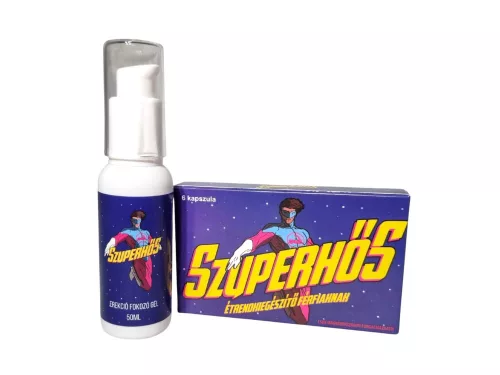 Szuperhős - erekció fokozó gél (50 ml) - Bio és natúr intim termékek