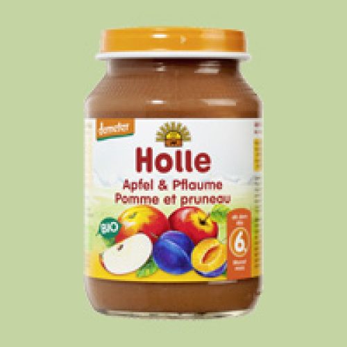 Holle bio bébiétel alma szilvával 190 g