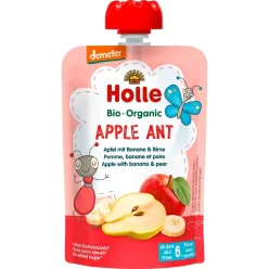 Holle Bio Apple Ant -alma, banán és körtével 100g - 