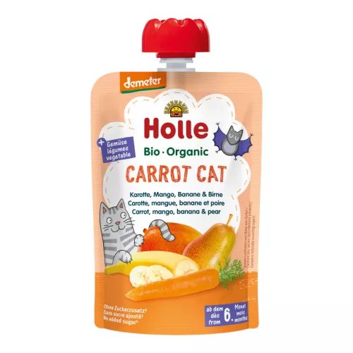 Holle Bio Cat Carrot -s.répa,mangó,banán,körte100g - 