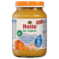 Holle bio bébiétel sütőtök-csirkehússal 190 g - 