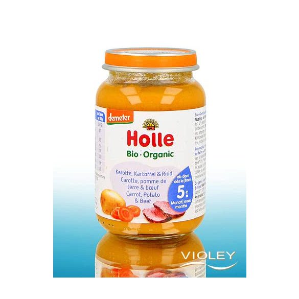 Holle bio bébiétel sárgarépa-burgonya marhahússal 190 g