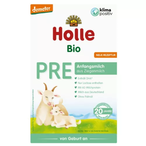 Holle Bio Kecsketej alapú PRE csecsemőtápszer 400g - 