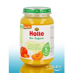 Holle bio bébiétel sütőtök-rizzsel 190 g