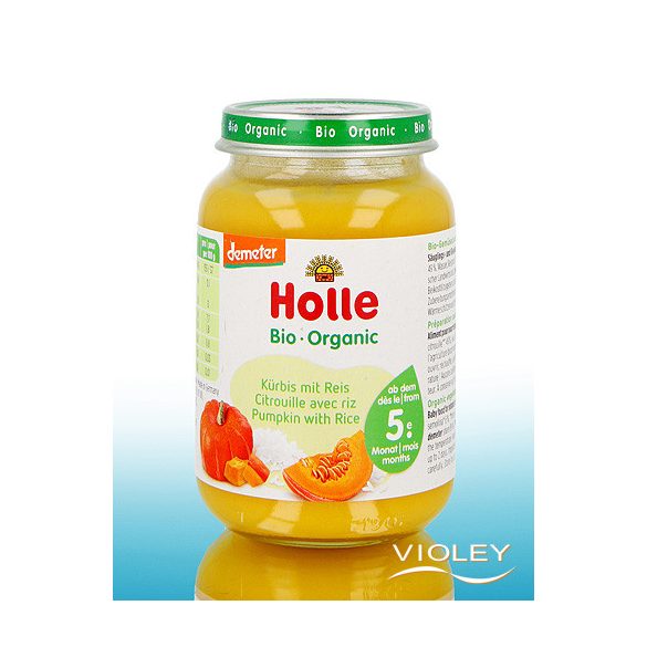 Holle bio bébiétel sütőtök-rizzsel 190 g