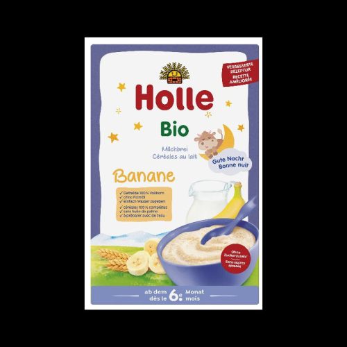 Holle bio banános tejkása 250 g - 