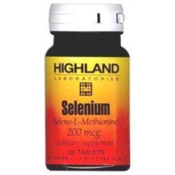 Highland selenium tabletta 100 db