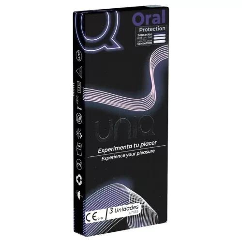 Uniq - latexmentes orál óvszer (3db) - Bio és natúr intim termékek
