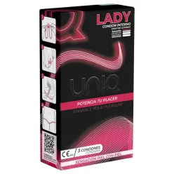 Uniq Lady - női óvszer (3db) - Bio és natúr intim termékek